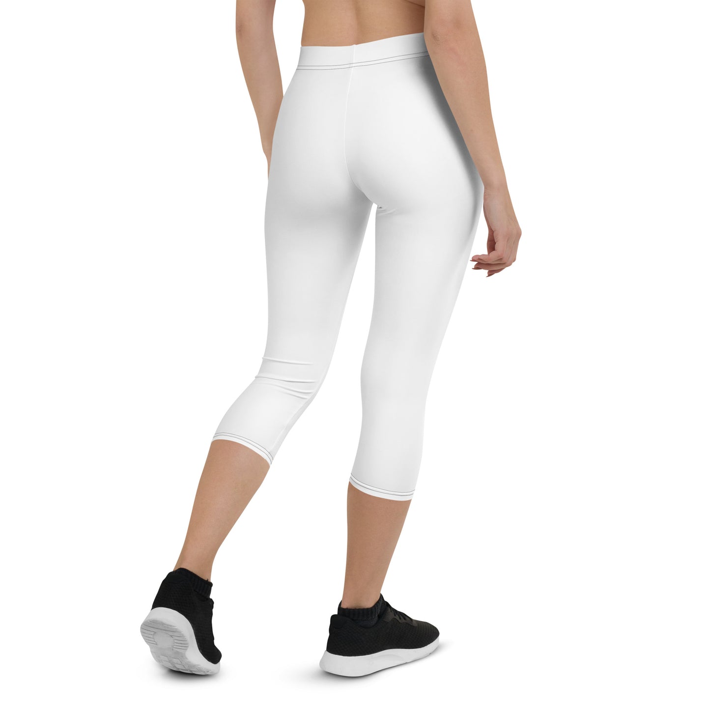 White Capri Leggings