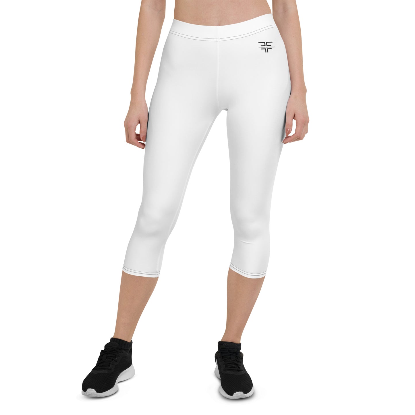 White Capri Leggings
