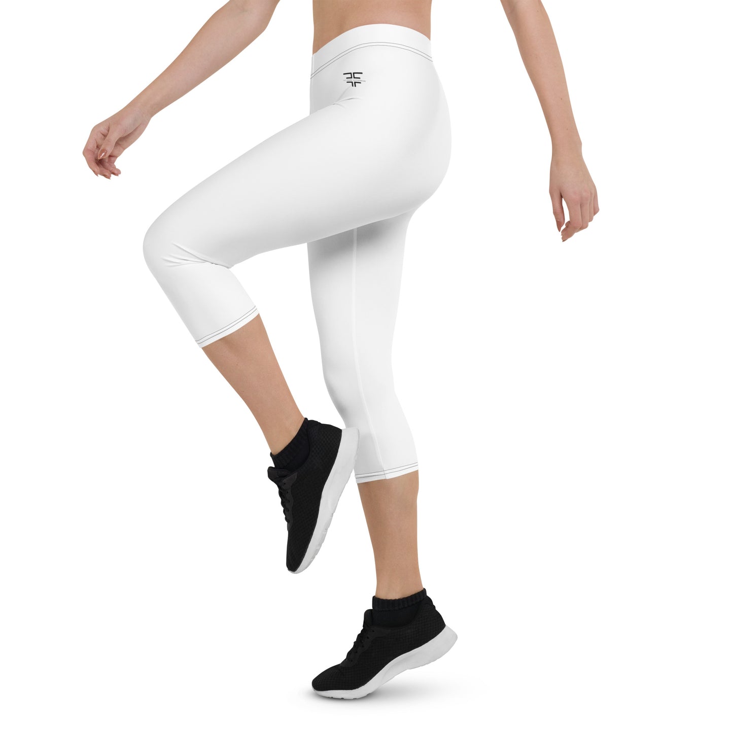 White Capri Leggings
