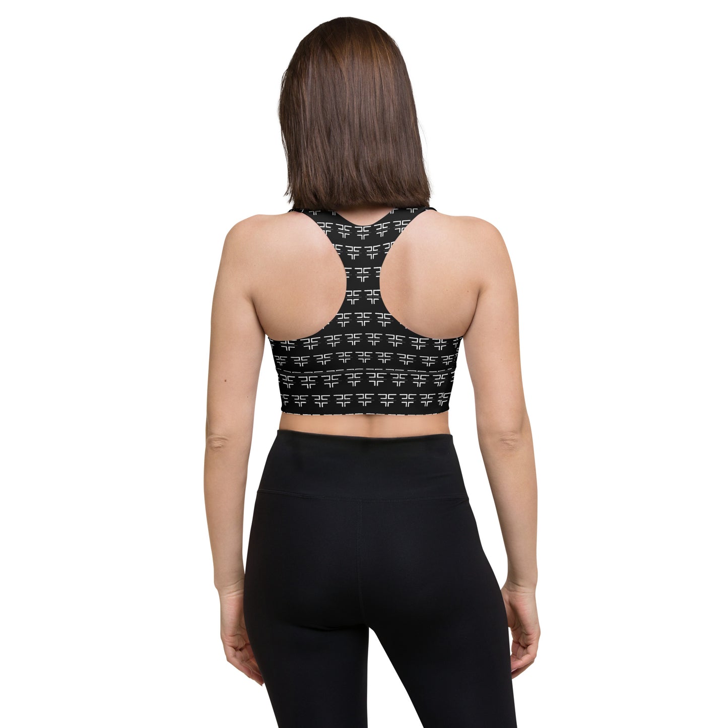 Black Logo Sports Bra