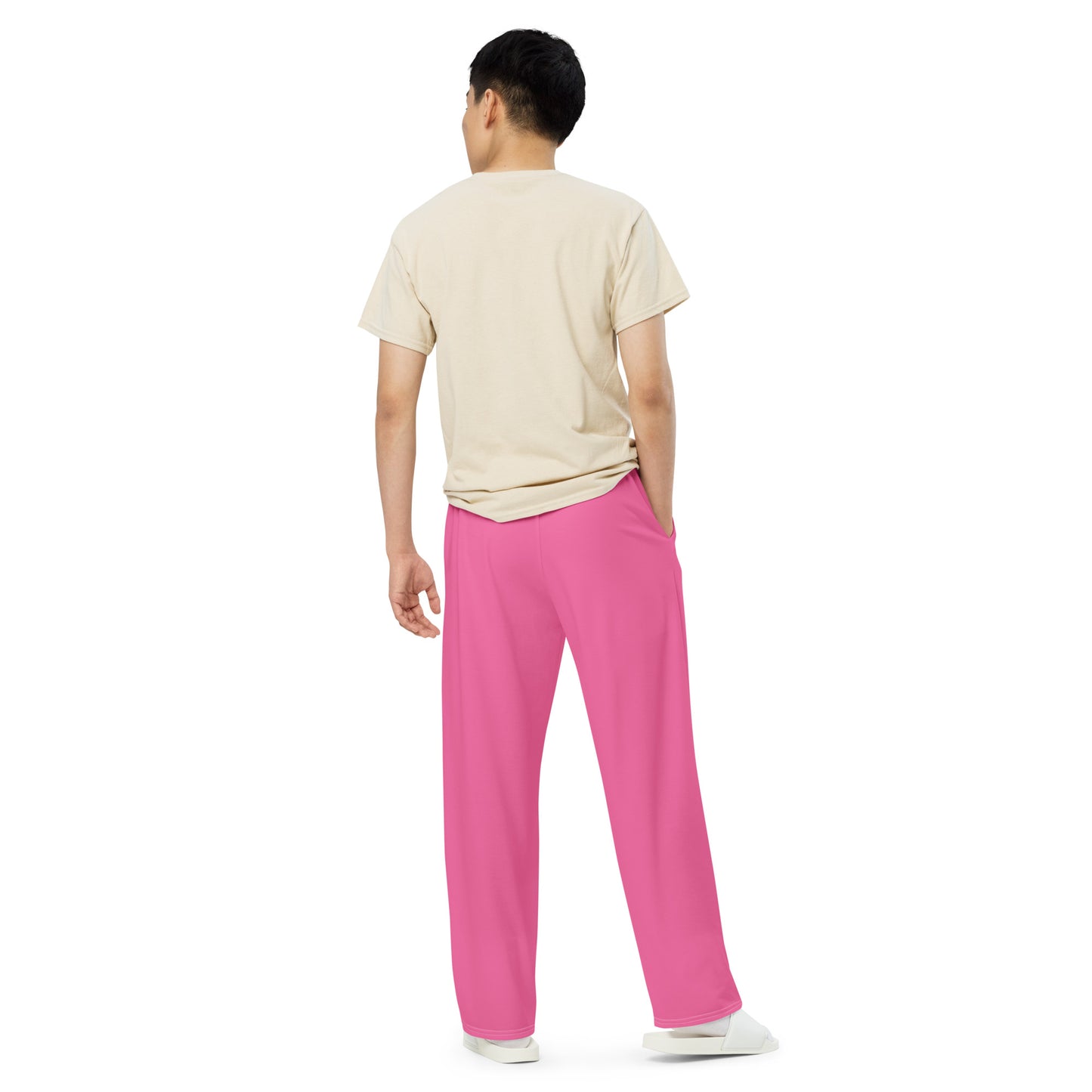 Pink Wide Leg Pants