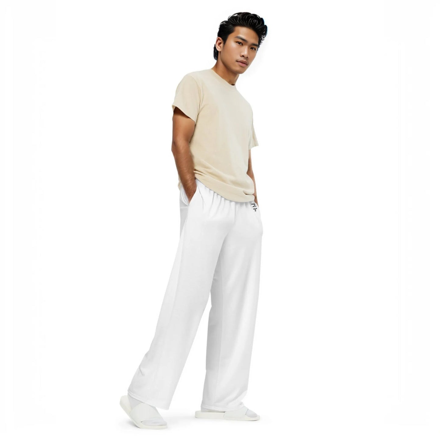 White Wide Leg Pants