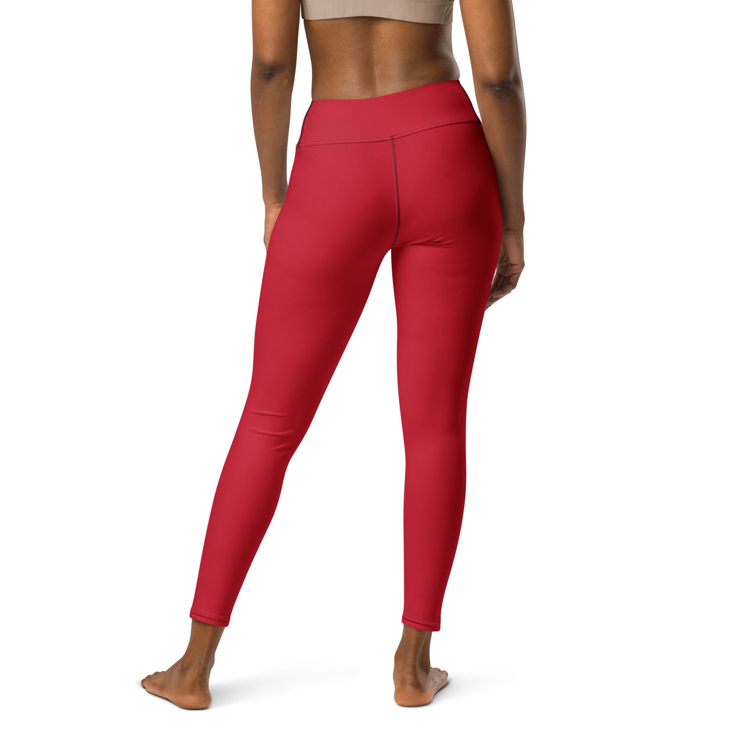 Red Yoga Leggings