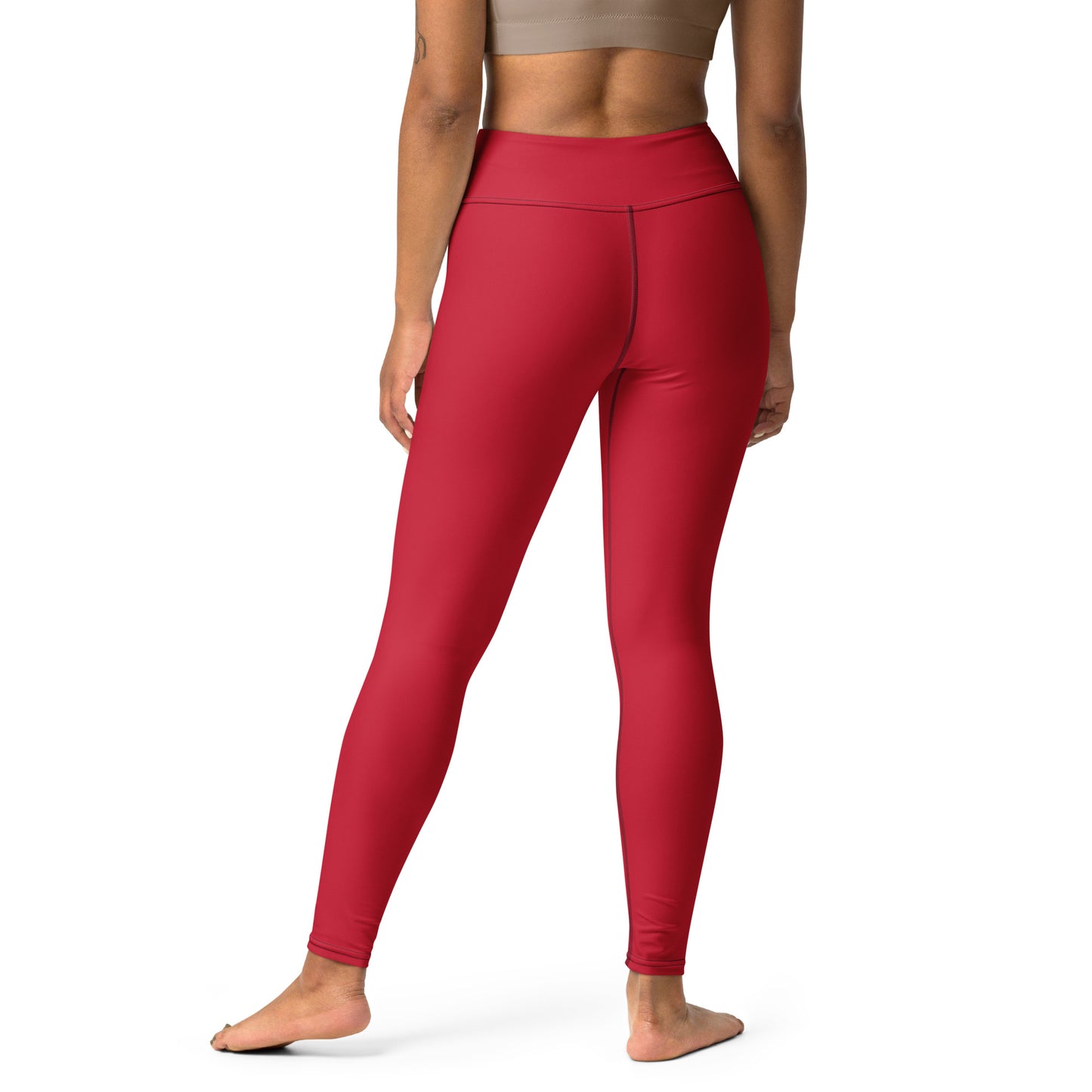 Red Yoga Leggings