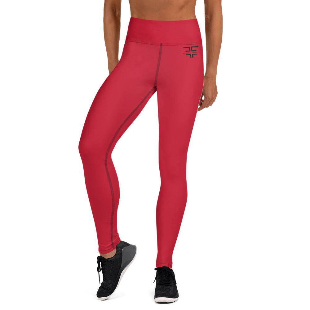 Red Yoga Leggings