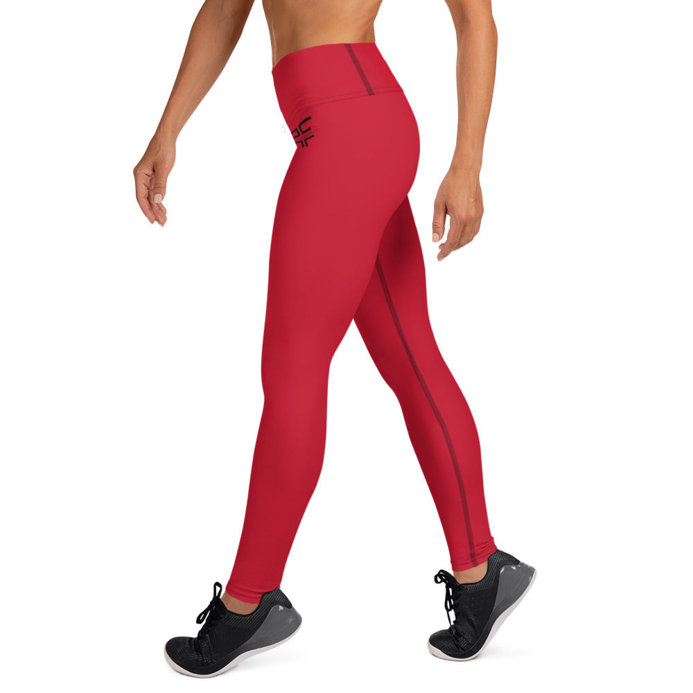 Red Yoga Leggings