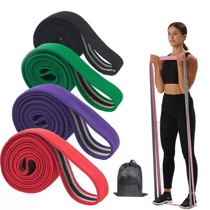 Long Resistance Bands Elastic Bands for Pull Up Assist Stretching Training Booty Band Workout Home Yoga Gym Fitness Equipment