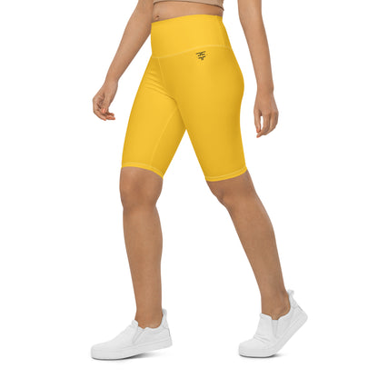 Yellow Biker Shorts