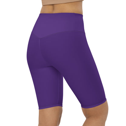 Purple Biker Shorts