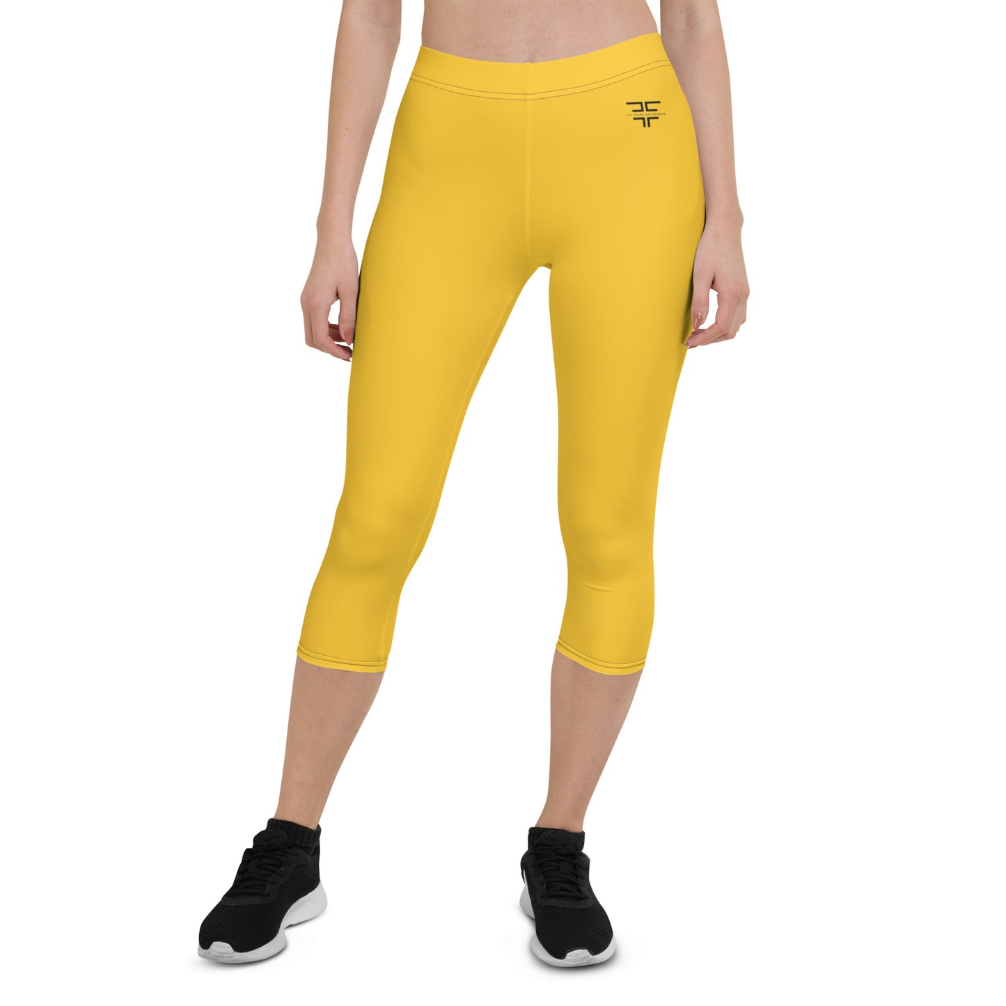 Yellow Capri Leggings