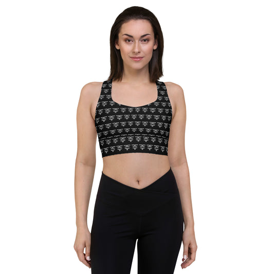 Black Logo Sports Bra