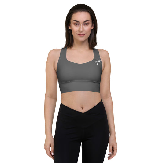 Grey Sports Bra