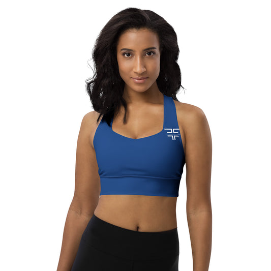 Blue Sports Bra