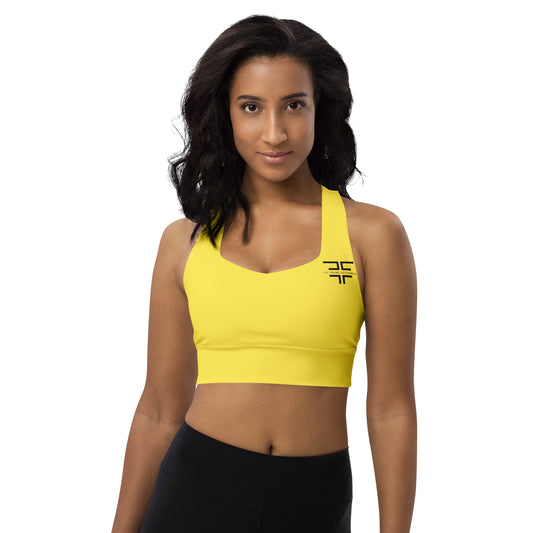 Yellow Sports Bra