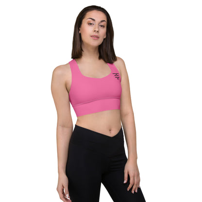 Pink Sports Bra