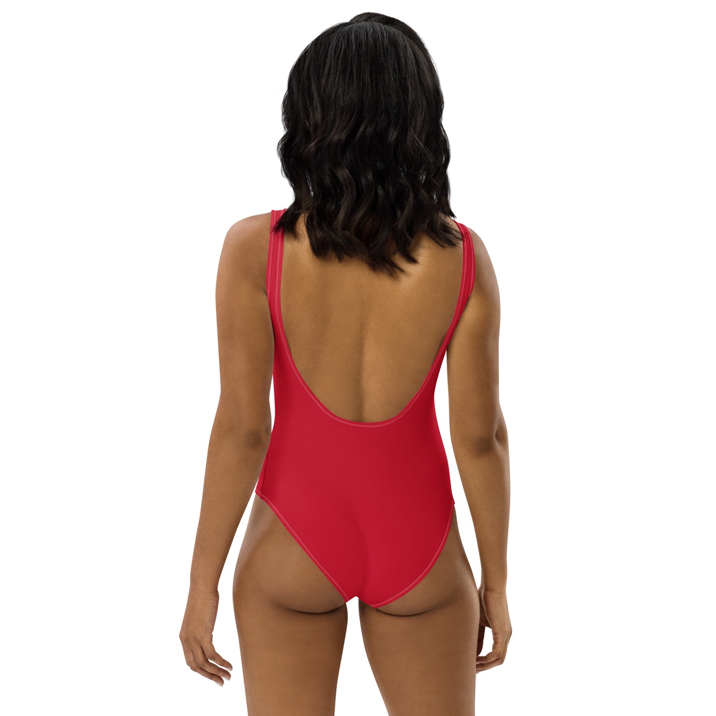 Red One-Piece Swimsuit