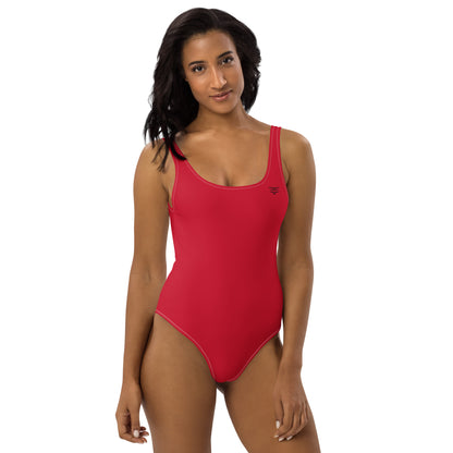 Red One-Piece Swimsuit