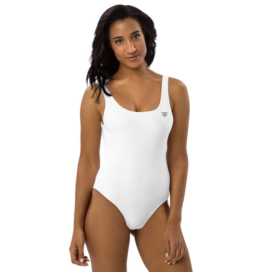 White One-Piece Swimsuit