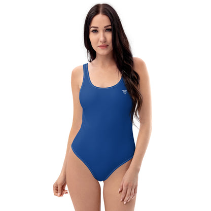 Blue One-Piece Swimsuit