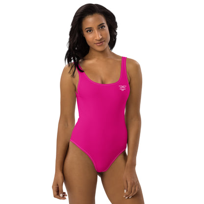 Fuschia.One-Piece Swimsuit