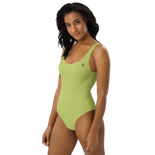 Green One-Piece Swimsuit