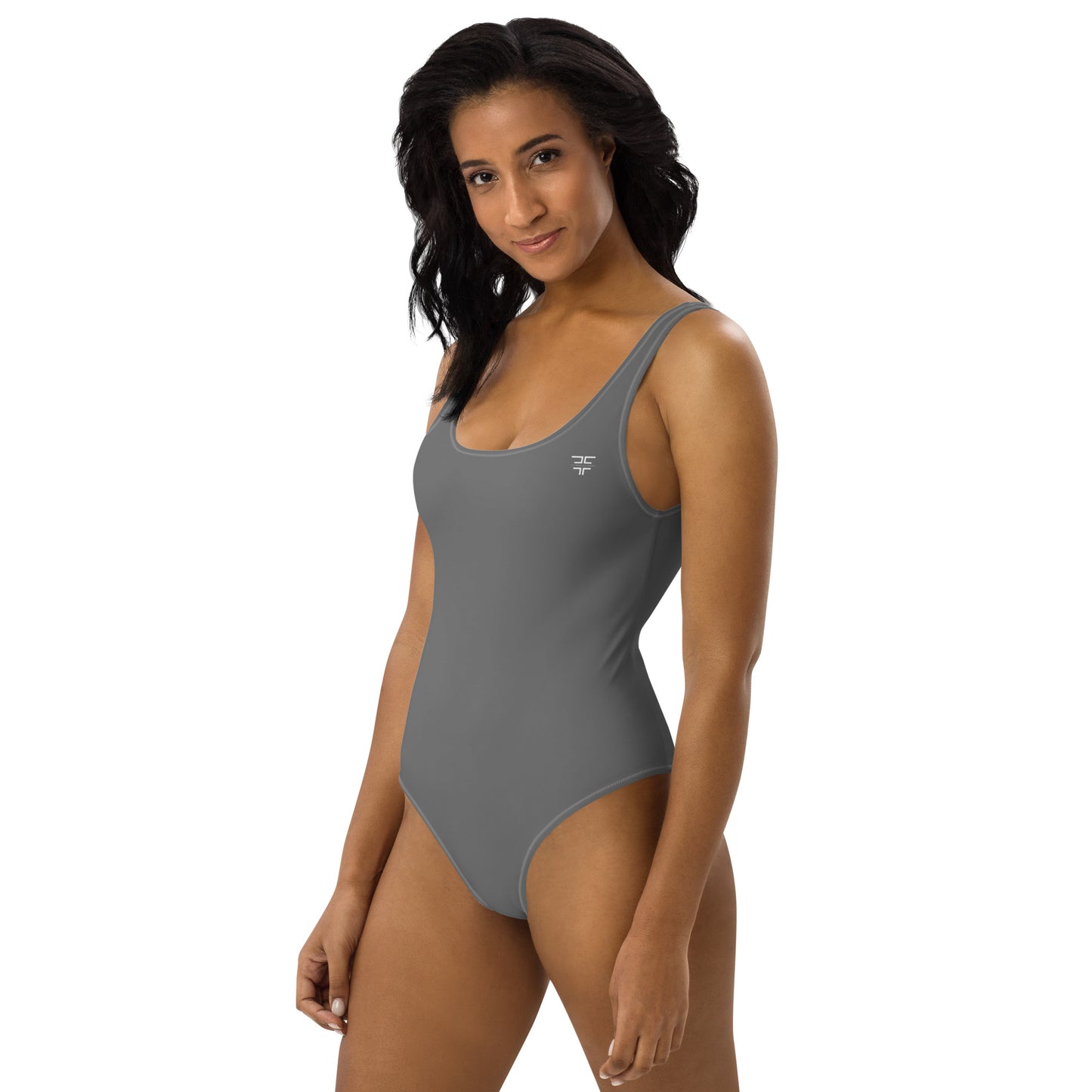 Grey One-Piece Swimsuit