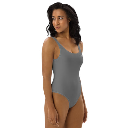 Grey One-Piece Swimsuit