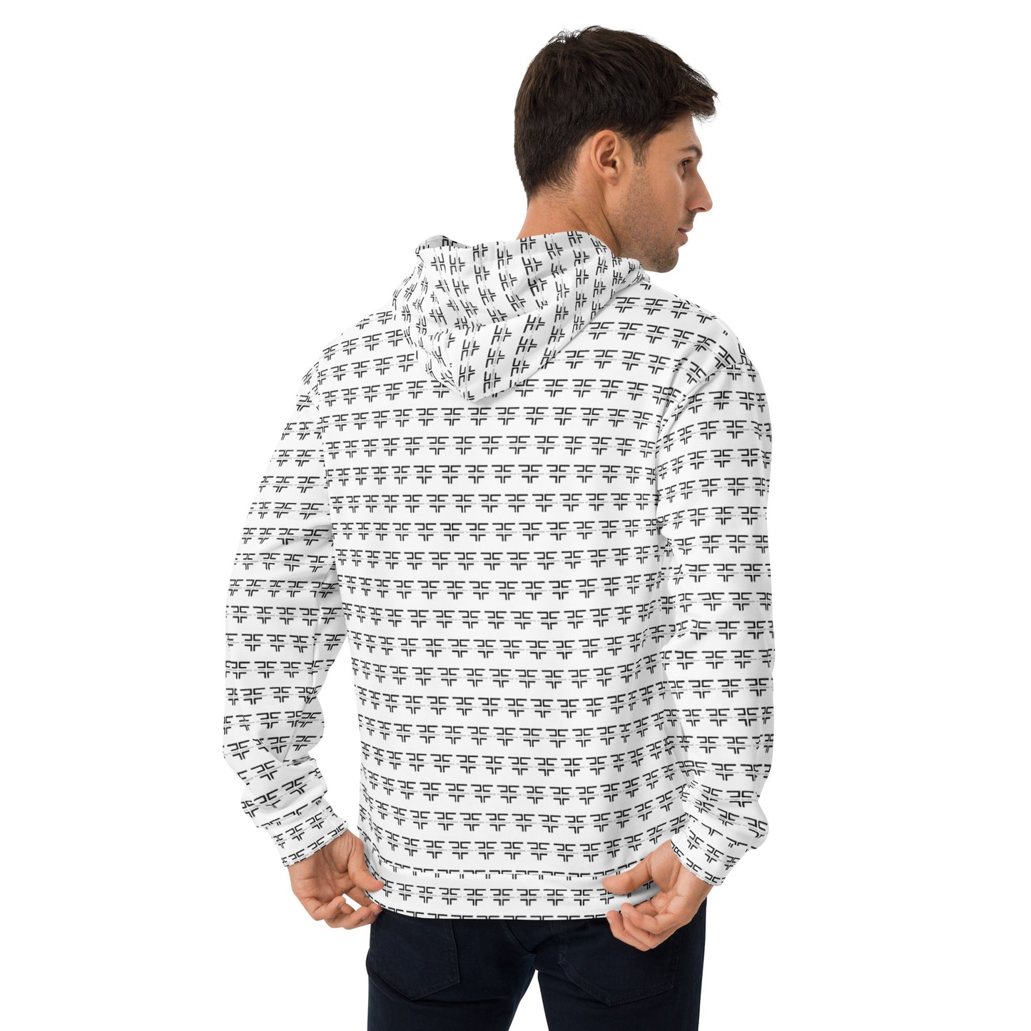 White Logo Hoodie