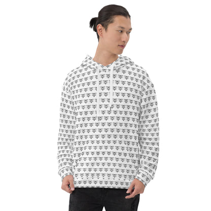 White Logo Hoodie