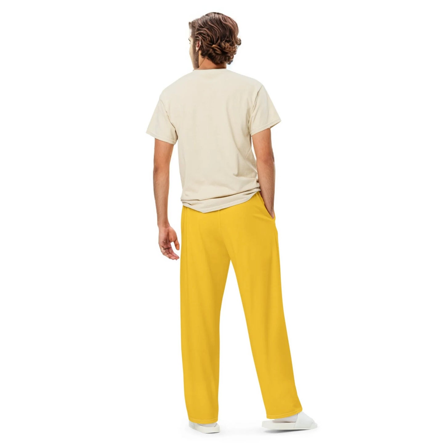 Yellow Wide Leg Pants