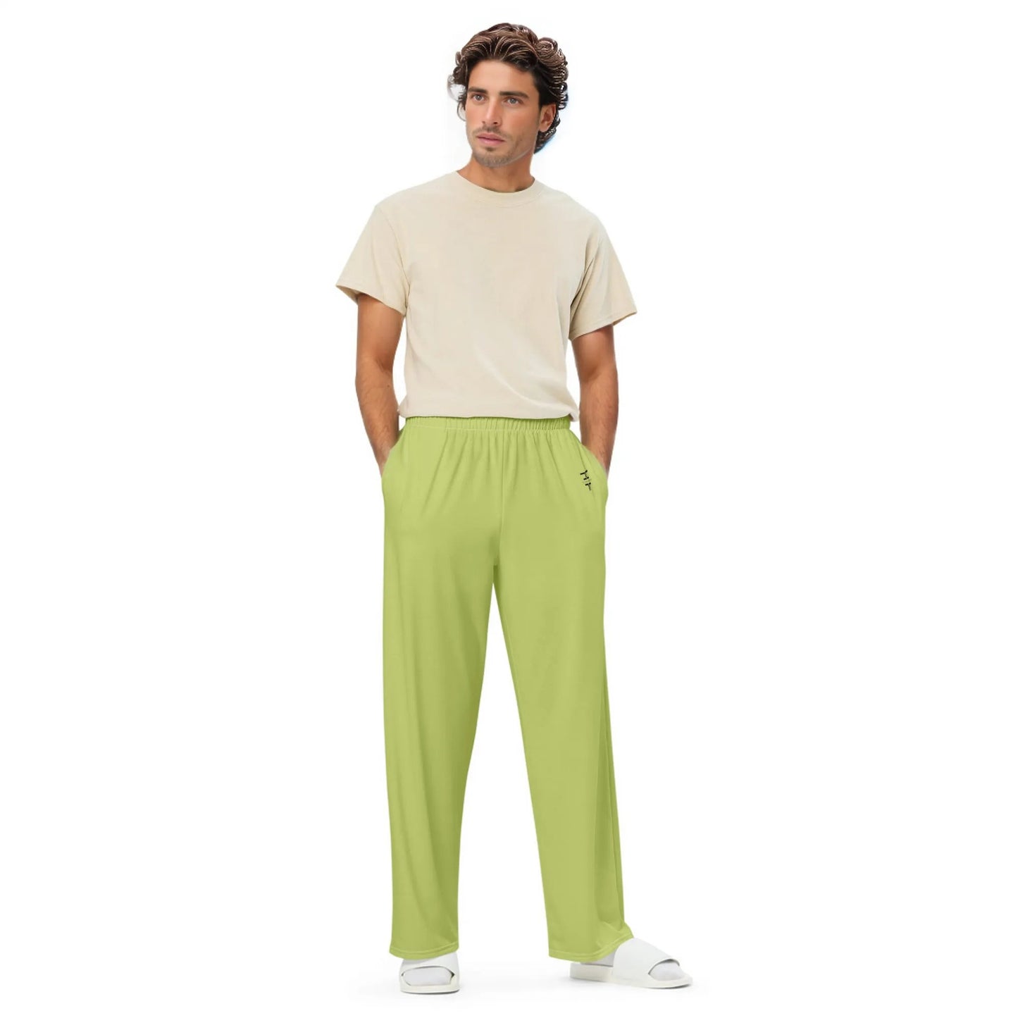 Green Wide Leg Pants