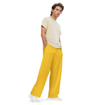 Yellow Wide Leg Pants