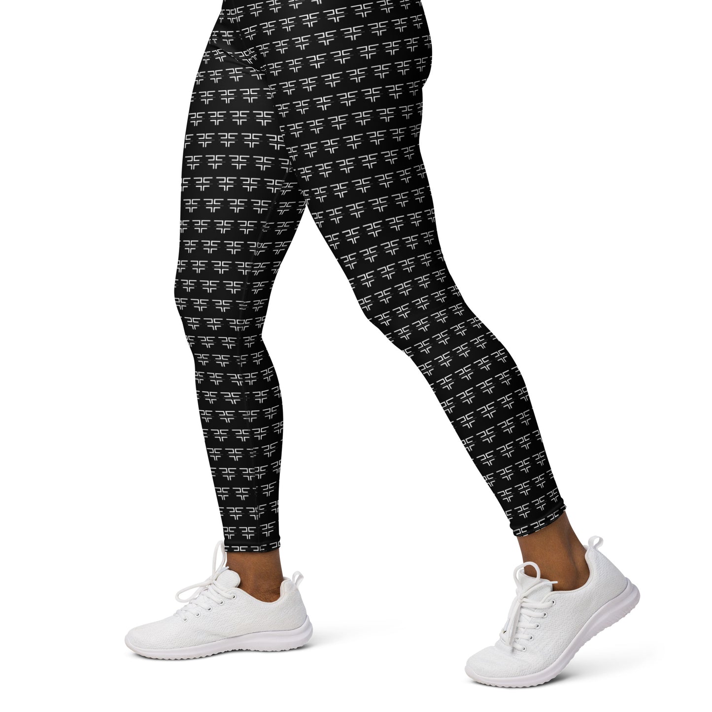 Black Logo Yoga Leggings