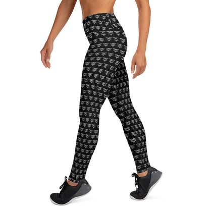 Black Logo Yoga Leggings