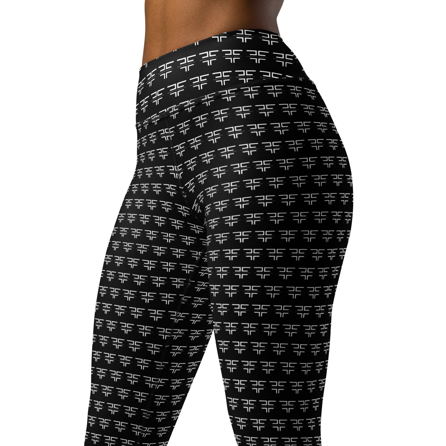 Black Logo Yoga Leggings