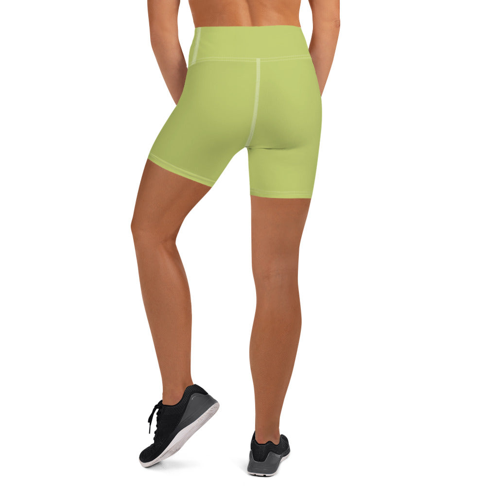 Green Yoga Shorts