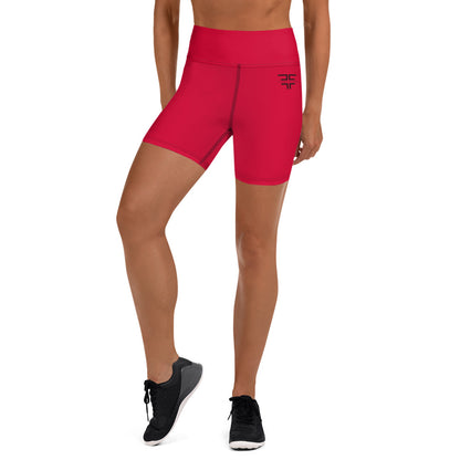 Red Yoga Shorts