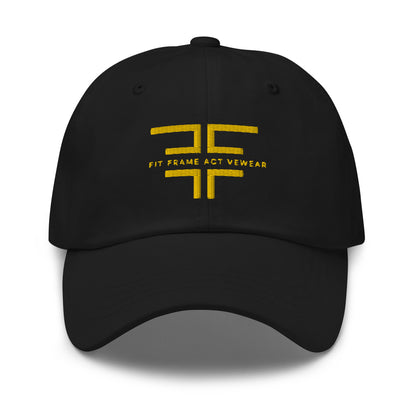 Gold Logo Dad hat