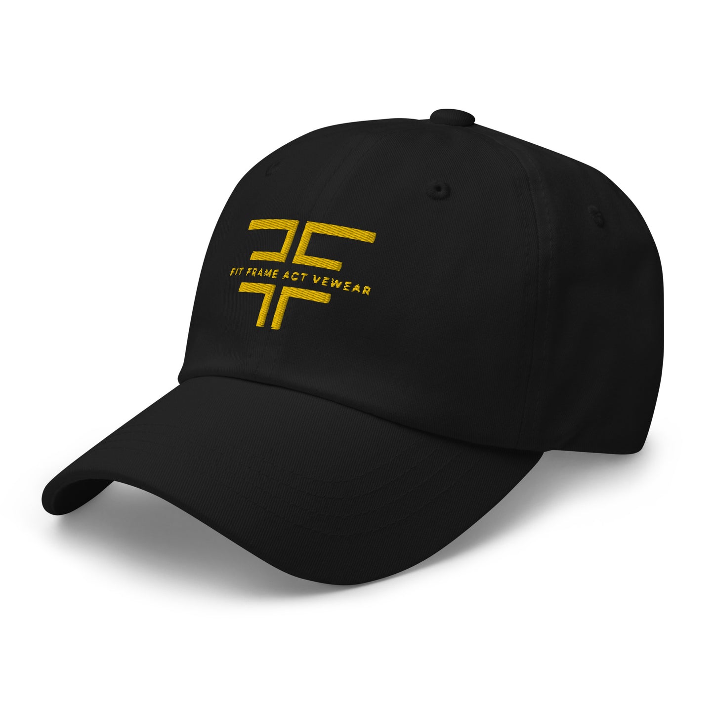 Gold Logo Dad hat