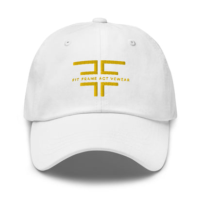 Gold Logo Dad hat