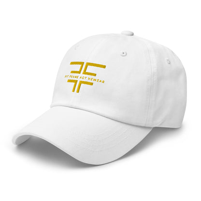 Gold Logo Dad hat