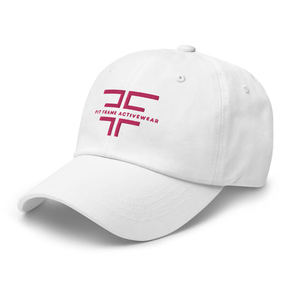 Pink Logo Dad hat