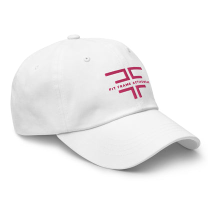 Pink Logo Dad hat