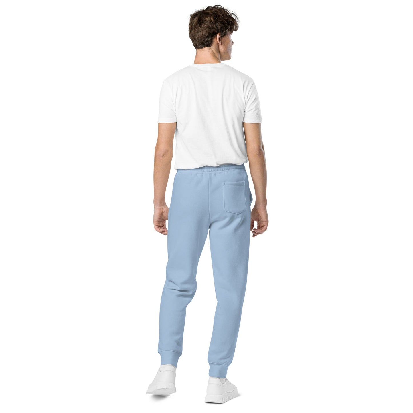 Light Blue Men Sweatpants