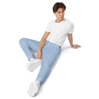 Light Blue Men Sweatpants